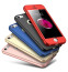 Vaku ® Apple iPhone 5 / 5S / SE 7D Series PC Case  Dual-Colour Finish 3-in-1 Ultra-thin Slim Front Case + Tempered + Back Cover