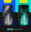 VAKU ® Apple iPhone X Luminous Printed Glass Shell Battery Glowing Case Back Cover