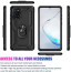 Vaku ® Samsung Galaxy Note 10 Lite Hawk Ring Shock Proof Cover with Inbuilt Kickstand
