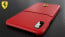 Ferrari ® Apple iPhone X SP America series Carbon fibre finish - inbuilt Credit card holder back cover