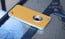 X-Doria ® Apple iPhone 6 / 6S Multi-Angle Inbuilt Metal Ring Kickstand Aluminium + Leather Back Cover