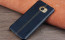 Vaku ® Samsung Galaxy A5 (2016) Lexza Series Double Stitch Leather Shell with Metallic Logo Display Back Cover
