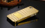 Vaku ® Apple iPhone 5 / 5S / SE Premium Crocodile Leather Gold Electroplated Back Cover