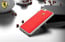 Ferrari ® Apple iPhone 7 Plus Official 599 GTB Logo Double Stitched Dual-Material PU Leather Back Cover
