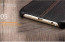 Vaku ® Samsung Galaxy S6 Edge Plus Lexza Series Double Stitch Leather Shell with Metallic Logo Display Back Cover