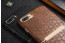 VAKU ® Apple iPhone 7 Plus / 8 Plus Ramada Series Stucco Persian Engraved Italian Leather Shell with Metallic Logo Display Back Cover