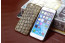 I-idea ® Apple iPhone 6 / 6S Luxury Stone Pattern Genuine Full Grain Leather Back Cover