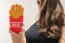 Funny Cases ™ Apple iPhone SE 2020 Cute French Fries Design Ultra-Soft Gel Silicon Case Back Cover Red + Yellow