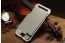 Armor King ® Apple iPhone 6 Plus / 6S Plus Iron Man Argus Series Stainless Steel Shell Riveted Leather + Metal Stand Flip Cover