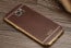 VAKU ® Samsung Galaxy S7 Leather Stiched Gold Electroplated Soft TPU Back Cover