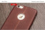 VAKU ® Apple iPhone 6 Plus / 6S Plus Nexza Series Double Stitch Leather Shell with Metallic Logo Display Back Cover