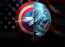 Marvel ® Official Avengers Captain America Shield Dual USB 6,800 mAh Power Bank Metallic Red n Blue