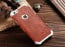 R-JUST ® Apple iPhone 6 / 6S Rosewood Shockproof Aluminium Metal+Wooden Bumper with Leather Veneer Back Cover