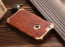 R-JUST ® Apple iPhone 6 / 6S Rosewood Shockproof Aluminium Metal+Wooden Bumper with Leather Veneer Back Cover