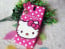 Cute Cases™ 4D Hello Kitty Design Ultra-Soft Gel Silicon Mobile Case + Kitty Pendant