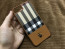 Santa Barbara Polo Club ® Apple iPhone 8 Plaide Series Chequered Design Elegant Faux Leather Back Cover