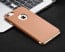 VAKU ® Apple iPhone 7 Clint Leather Grained Series Ultra-thin Metal Electroplating Splicing PC Back Cover