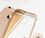 Totu ® Apple iPhone 6 / 6S Ultra Clear Invisible View Metal Electroplated Transparent TPU Back Cover