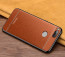 Vaku ® Xiaomi Mi A1 Leather Stitched Gold Electroplated Soft TPU Back Cover