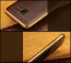 VAKU ® Samsung A7 (2016) European Leather Stitched Gold Electroplated Soft TPU Back Cover