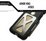 Armor King ® Apple iPhone 6 / 6S Iron Man Argus Series Stainless Steel Shell Riveted Leather + Metal Stand Flip Cover