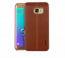 Vaku ® Samsung Galaxy C7 Pro Lexza Series Double Stitch Leather Shell with Metallic Camera Protection Back Cover