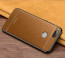 Vaku ® Xiaomi Mi A1 Leather Stitched Gold Electroplated Soft TPU Back Cover