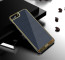 VAKU ® Apple iPhone 8 Plus Colored Carbon Fiber with Golden Electroplated layering hard PC Back Cover