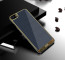 VAKU ® Apple iPhone 8 Colored Carbon Fiber with Golden Electroplated layering hard PC Back Cover