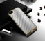 VAKU ® Apple iPhone 7 Carbon Fibre with Golden Electroplated layering hard PC Back Cover