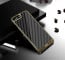 VAKU ® Apple iPhone 7 Plus Carbon Fibre with Golden Electroplated layering hard PC Back Cover