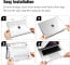 Eller Sante ® Glassinia MacBook Hardshell Protective PC case for Macbook Air 13-inch Apple M1 chip with 8-core CPU and 7-core GPU - Clear