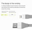 Rock ® Inbuilt LED Indicator Auto-Disconnect Apple Lightning Port Charging / Data Cable