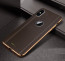 VAKU ® For Apple iPhone X / XS Classic Leather Gold Electroplated Soft TPU Back Cover