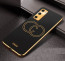 Vaku ® Samsung Galaxy S20 FE Skylar Leather Pattern Gold Electroplated Soft TPU Back Cover