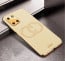 Vaku ® Samsung Galaxy Note 10 Lite Skylar Leather Pattern Gold Electroplated Soft TPU Back Cover