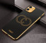 Vaku ® Apple iPhone 11 Skylar Leather Pattern Gold Electroplated Soft TPU Back Cover