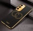 Vaku ® Samsung Galaxy S23 Plus Skylar Leather Pattern Gold Electroplated Soft TPU Back Cover