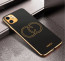 Vaku ® Apple iPhone 11 Skylar Leather Pattern Gold Electroplated Soft TPU Back Cover