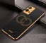 Vaku ® Vivo T1 5G Skylar Leather Pattern Gold Electroplated Soft TPU Back Cover