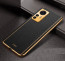 Vaku ® Xiaomi 12 Pro 5G Luxemberg Leather Pattern Gold Electroplated Soft TPU Back Cover