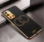 Vaku ® OnePlus 9R Skylar Leather Pattern Gold Electroplated Soft TPU Back Cover