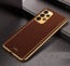 Vaku ® Samsung Galaxy A23 4G Luxemberg Series Leather Stitched Gold Electroplated Soft TPU Back Cover