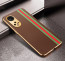 Vaku ® Oppo Reno8T 5G Felix Line Leather Stitched Gold Electroplated Soft TPU Back Cover Case