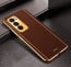 Vaku ® Oppo Reno12 5G Luxemberg Leather Pattern Gold Electroplated Soft TPU Back Cover