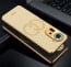 Vaku ® Oppo Reno11 5G Skylar Leather Pattern Gold Electroplated Soft TPU Back Cover