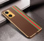 Vaku ® Oppo A57 4G Felix Line Leather Stitched Gold Electroplated Soft TPU Back Cover Case