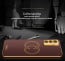 Vaku ® Vivo Y30 Skylar Leather Pattern Gold Electroplated Soft TPU Back Cover
