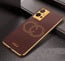 Vaku ® Vivo Y75 5G Skylar Leather Pattern Gold Electroplated Soft TPU Back Cover