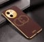 Vaku ® Vivo Y58 5G Skylar Leather Pattern Gold Electroplated Soft TPU Back Cover